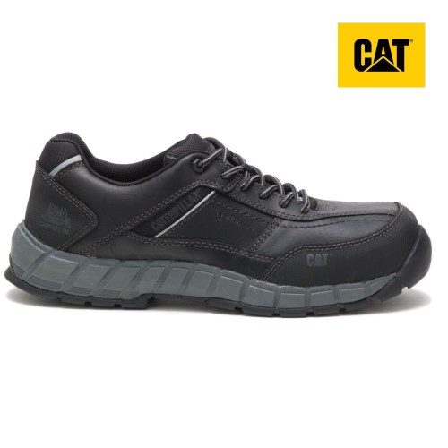 Pánské Pracovní Boty Caterpillar Streamline Leather Composite Toe Černé (CZ-9ALT)